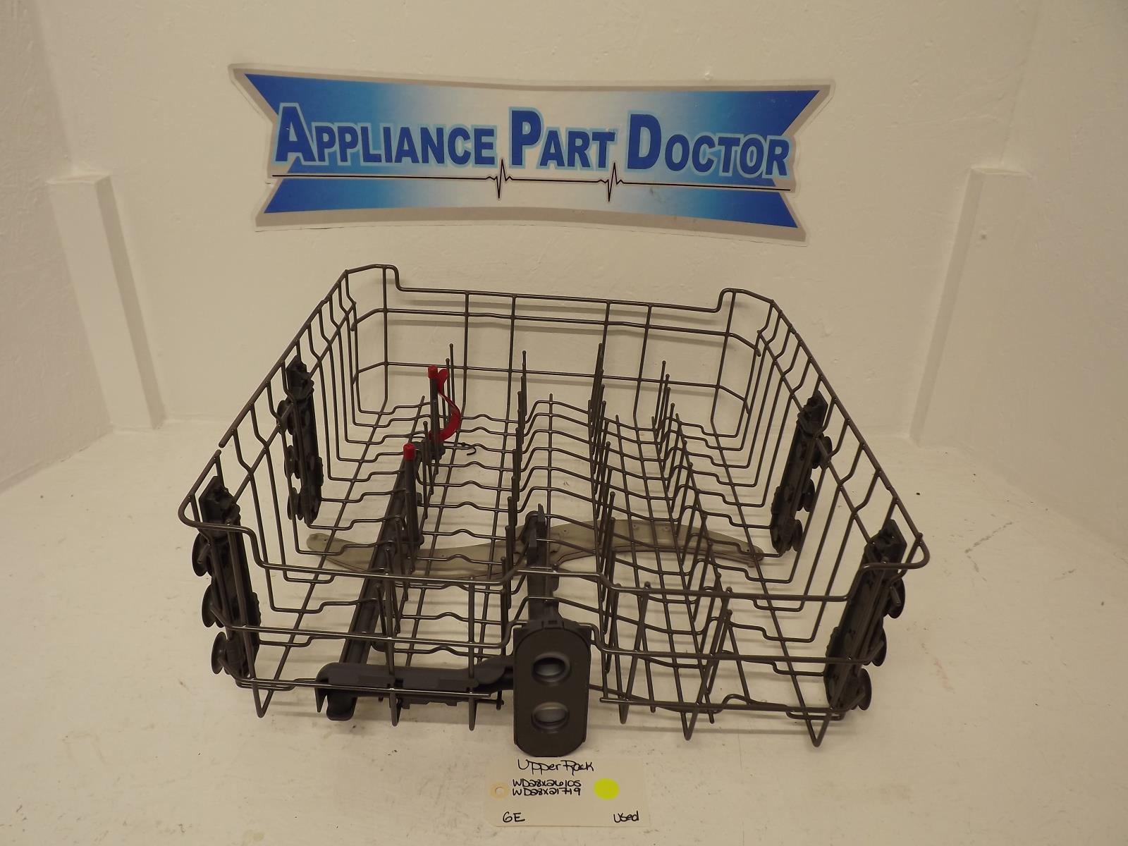 GE Dishwasher WD28X26105 WD28X21719 Upper Rack Used GE Dishwasher WD28X26105 WD28X21719 Upper Rack Used